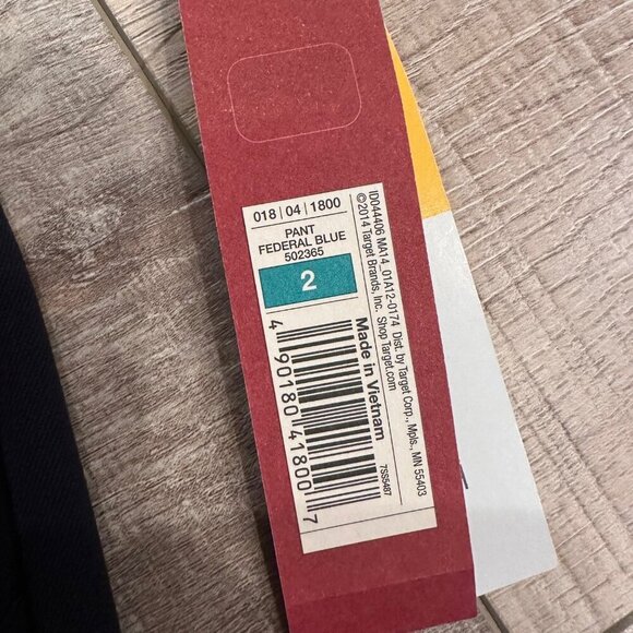 MERONA WOMENS SIZE 2 CLASSIC FIT PANTS HIGHER MID RISE FEDERAL BLUE NEW - Picture 6 of 10